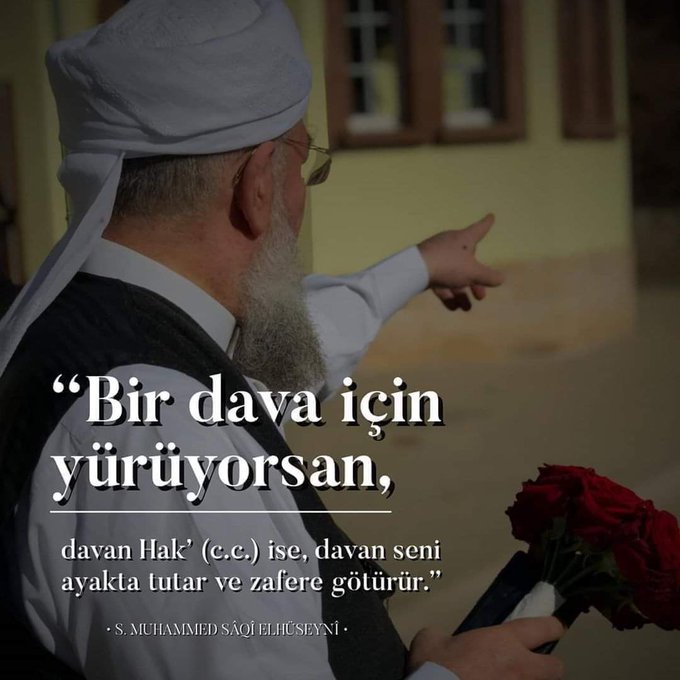 “Eğilmez; Çünkü Haklı,
Susmaz; Çünkü Hakk (C.C) Ondan Yana”