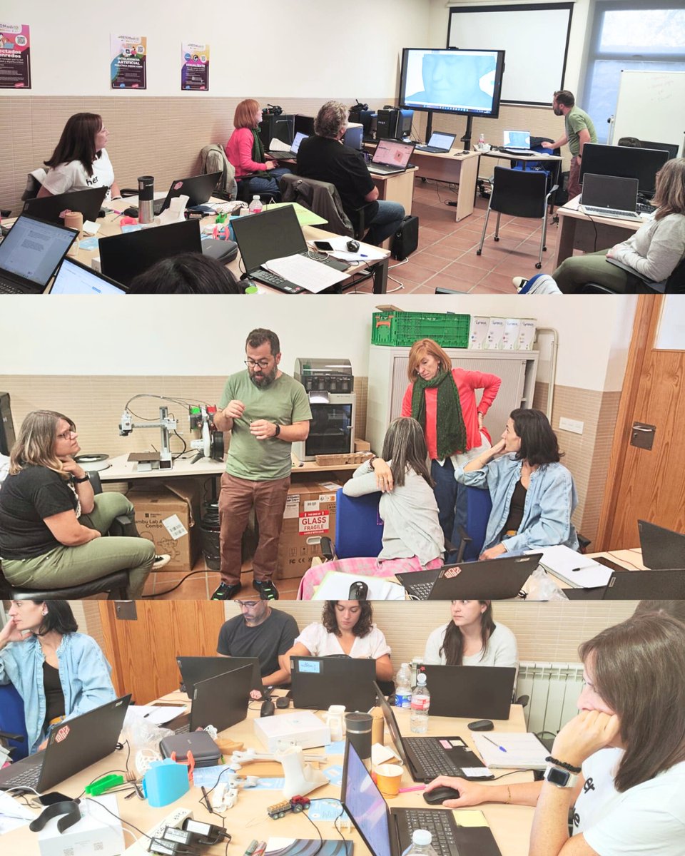 La semana pasada formamos al equipo de Fundación APASCOVI en impresión 3D de productos de apoyo. Tres jornadas intensas aplicando tecnología para mejorar la autonomía de sus usuarios y usuarias.  ¡Un gusto compartir conocimiento!