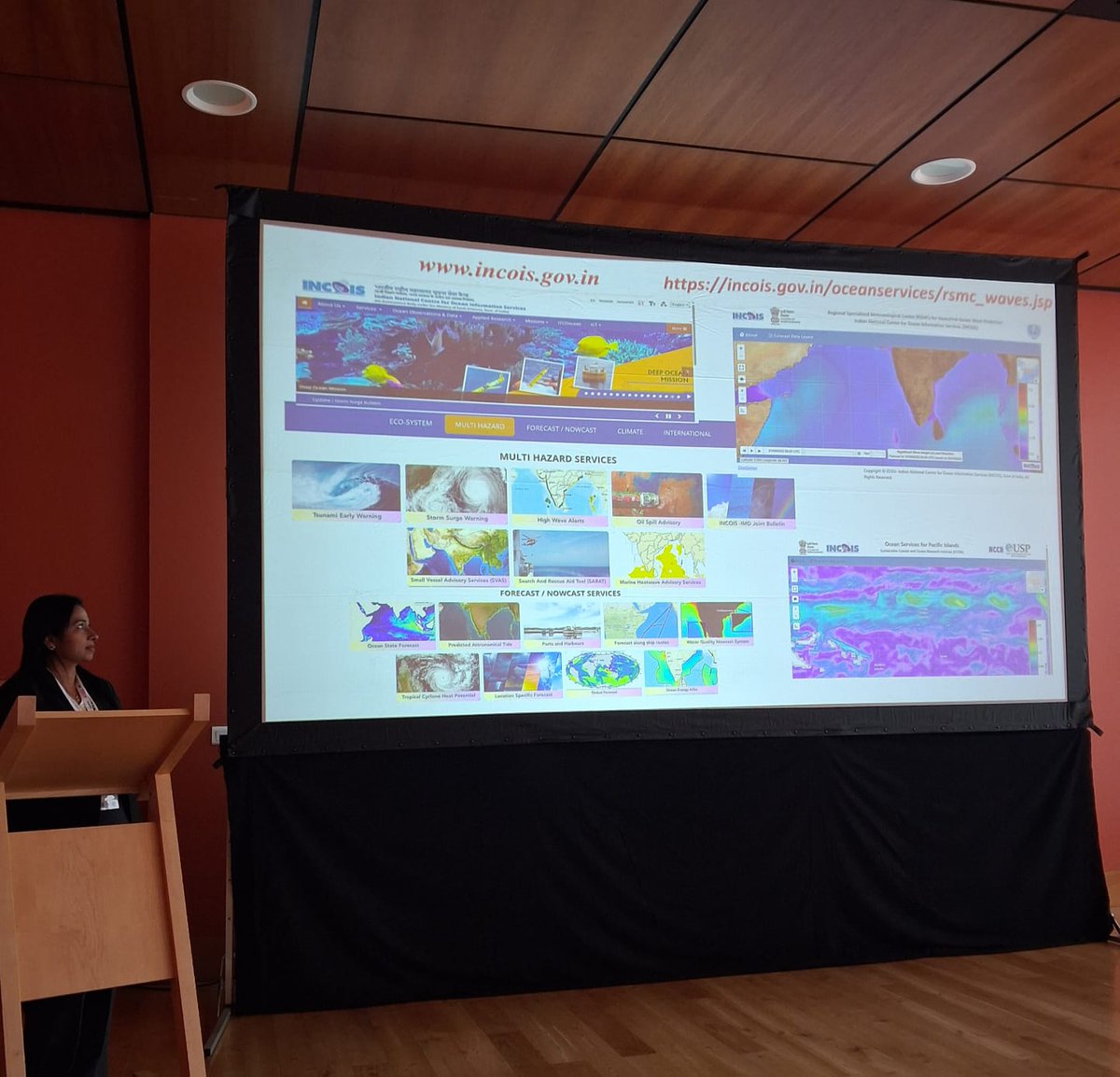 incoismoes's tweet photo. 🌊 Dr. Remya P.G., Scientist-E, INCOIS, participated in the 12th #COWCLIP Meeting at Univ. of Cantabria, Spain (22–27 Sept 2025), presenting Indian Ocean wave climate research. INCOIS now contributes to #COWCLIP Phase 3, boosting 🇮🇳’s role in global wave studies. @moesgoi https://t.co/2uJuclD2nK