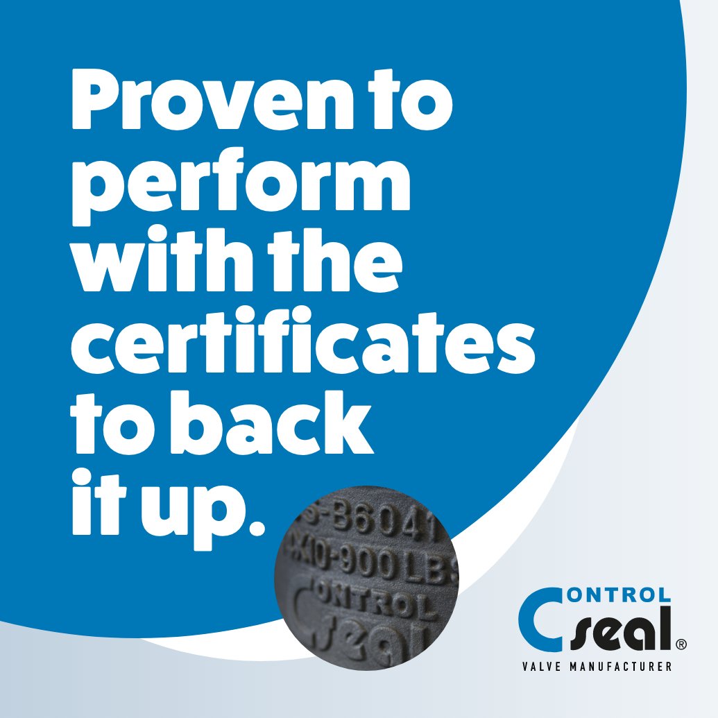 ControlSeal_Int's tweet image. Built to perform. Certified to prove it. That’s Control Seal.

Tested. Trusted. Certified.