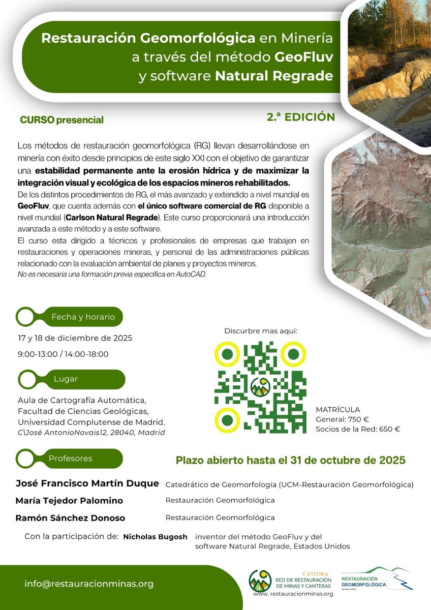 Red de Restauración de Minas y Canteras tweet media