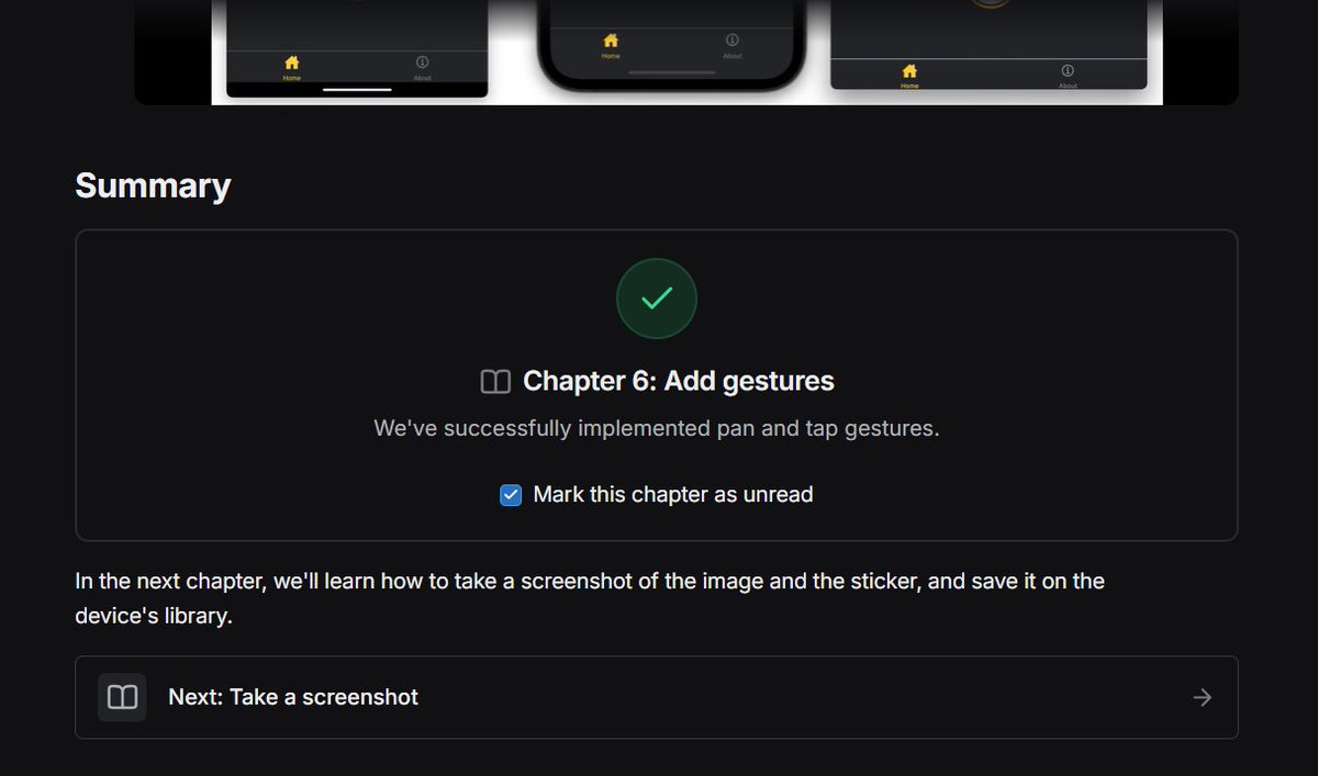 scrxCode's tweet image. just finished chapter 6 of Expo and React Native tutorial. It was fun. I learned how to :
• Add Gestures and touch events to the screen and emojis
• Scaling it up and down when events are triggered
#ReactNative #Expo #EXPO2025Forever