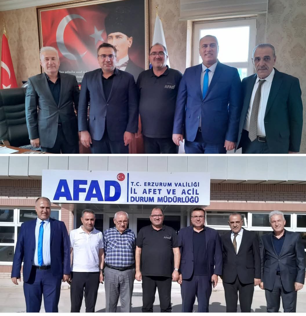 Mil Sen Konfederasyonu olarak Erzurum AFAD İl Müdürü Selahattin Karslı’yı ziyaret ettik.

Sivil toplum kuruluşlarının çalışmalarına dair oldukça kapsamlı ve verimli bir istişare gerçekleştirdik. İl Müdürümüze ilgi ve alakalarından dolayı teşekkür ediyorum.
#MilSen
#MilBayındırSen