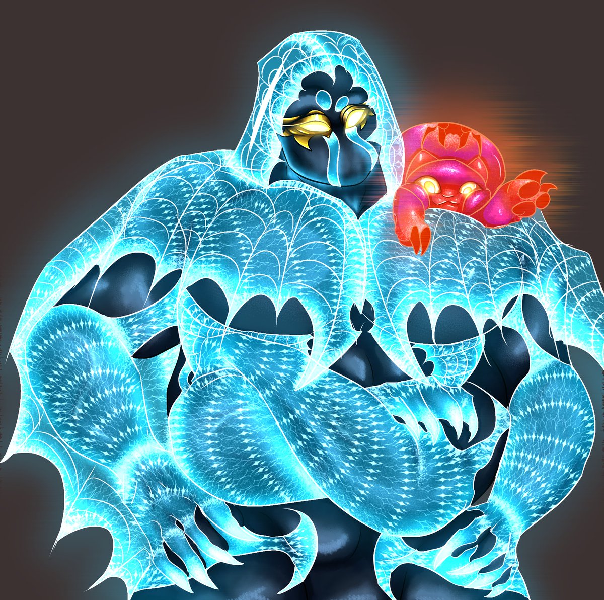 VectdCreations's tweet image. old art from spidersona days.

still hate this design never popped off..