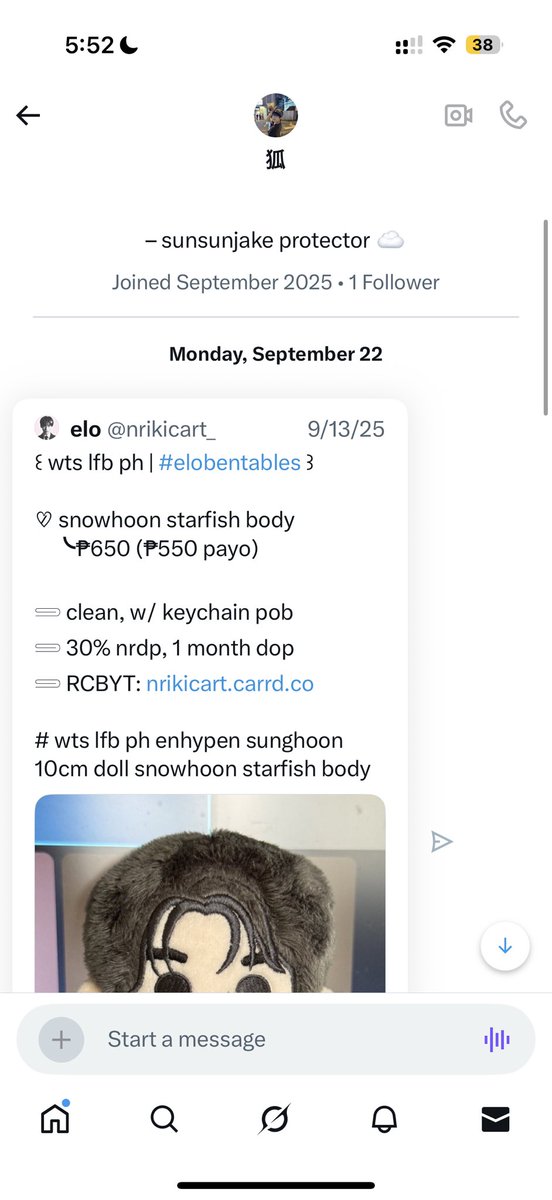 nrikicart_'s tweet photo. AWARENESS POST 

JOY MINER/BOGUS BUYER @lifeof0624 

they are also selling/trading their walk the line singapore vip seated ticket so it might be a scam as well if a mere transaction only requiring an nrdp can’t be settled :) https://t.co/kJfP172qvx
