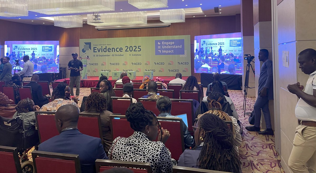 It's here! Evidence 2025 has officially kicked off in Cotonou, Benin! 🎉
From Sep 30 - Oct 2, the Africa Evidence community unites to advance EIDM across the continent.
Are you here? 👋
 📍Find the <a href="/ACRES_RRS/">ACRES_RRS</a> team
 📍Visit our exhibition stall
<a href="/Africa_evidence/">AEN</a> <a href="/PACKS_Africa/">PACKS Africa</a>