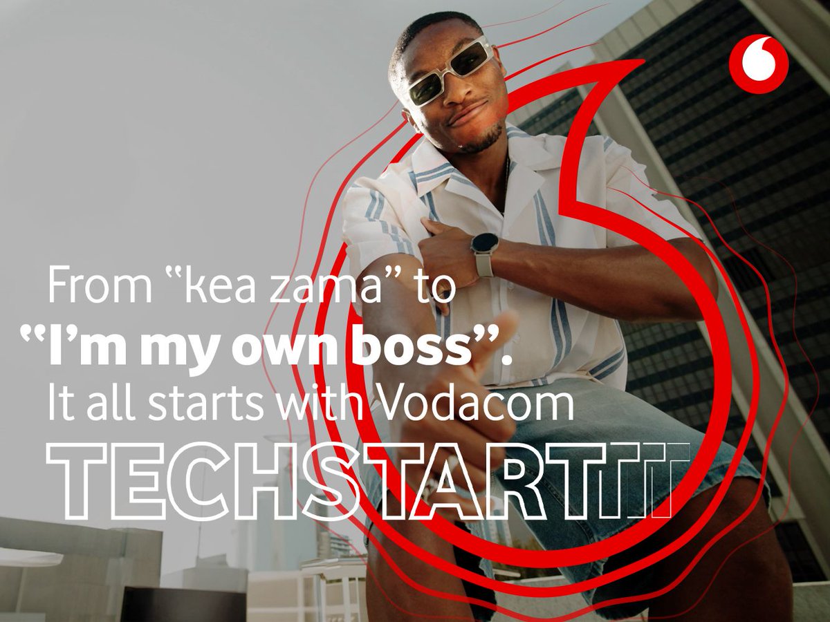MuloiwaThendo's tweet image. Your talent is the spark but skills make it a business. Stop playing small and professionalise your hustle with free courses from #VodacomTechStart.
Sign up and grow: bit.ly/3V0UO0U #LightYourNextStep #SpeakItLightItLiveIt