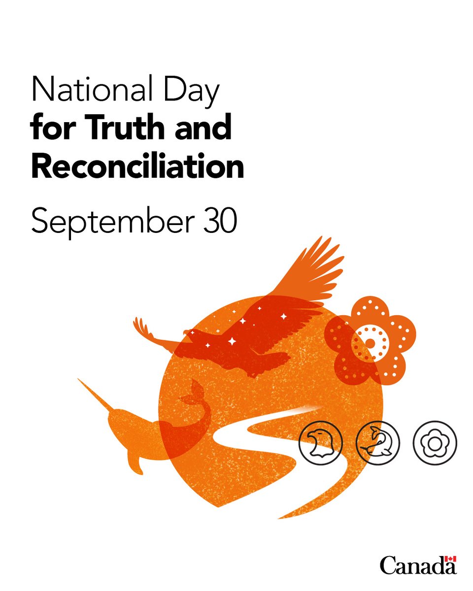 BBBS_ND's tweet photo. Today, on the National Day for Truth and Reconciliation, we pause to honour the survivors of residential schools, their families, and the children who never returned home. 
Take time today to reflect, to learn from Indigenous voices, and to commit to meaningful action, every day. https://t.co/TdpZjevZqF