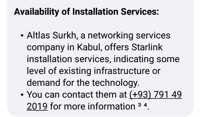 Sterlink network open Afghanistan