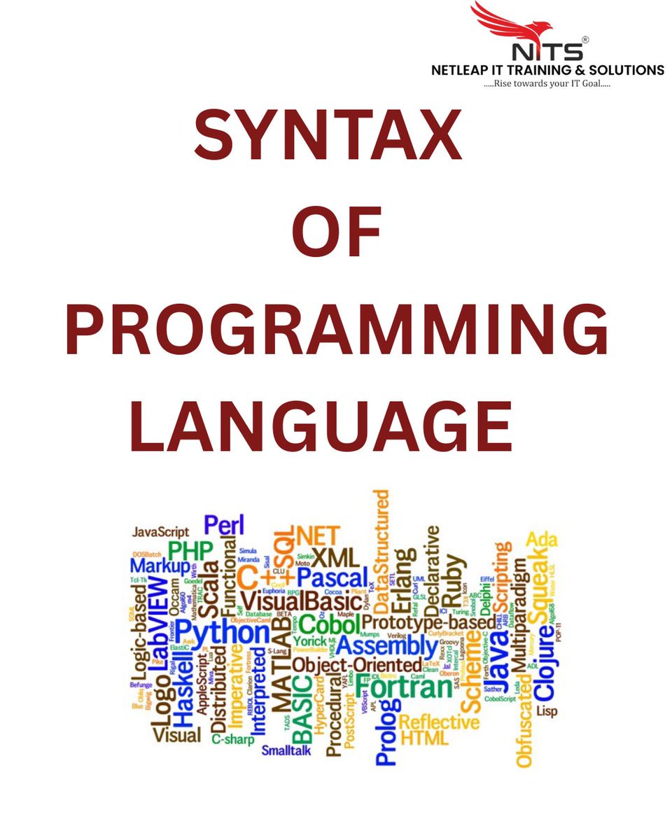 netleap_it's tweet image. 📌 Mastering syntax = writing error-free programs 🚀
#NetLeap #ProgrammingBasics #CodingForBeginners #LearnCoding #Syntax #ProgrammingLanguage