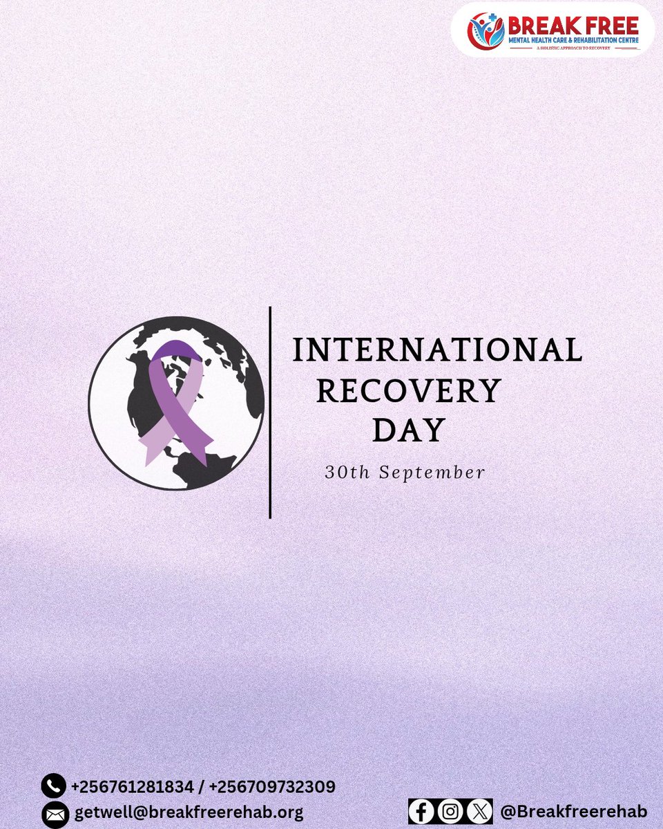 Today, we celebrate the strength and resilience of those on the recovery path. Recovery is life-changing, restoring health, rebuilding relationships, and unlocking a brighter future. #InternationalRecoveryDay