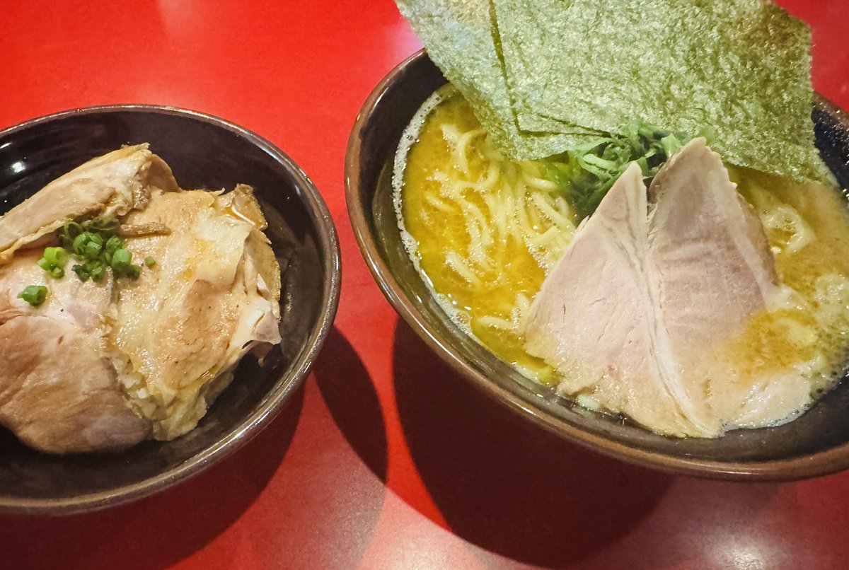 あつかったから久々のラーメン🍜