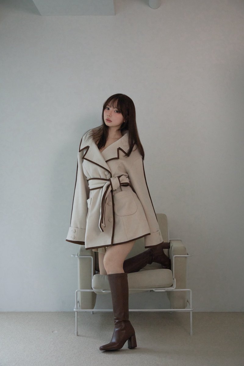 ジャケット・アウター andmary ange short coat ANDMARY】Ange wool short coat