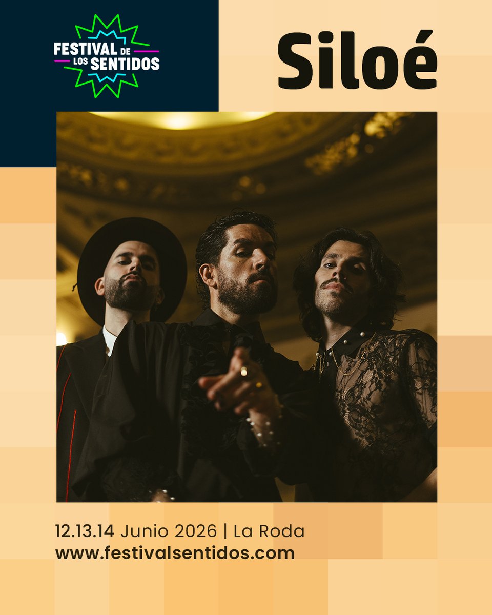 SILOÉ primer cabeza de cartel #Sentidos26

entradas a la venta mañana a las 12 h. 
festivalsentidos.com // lote a 50 € + gg (unidades limitadas)