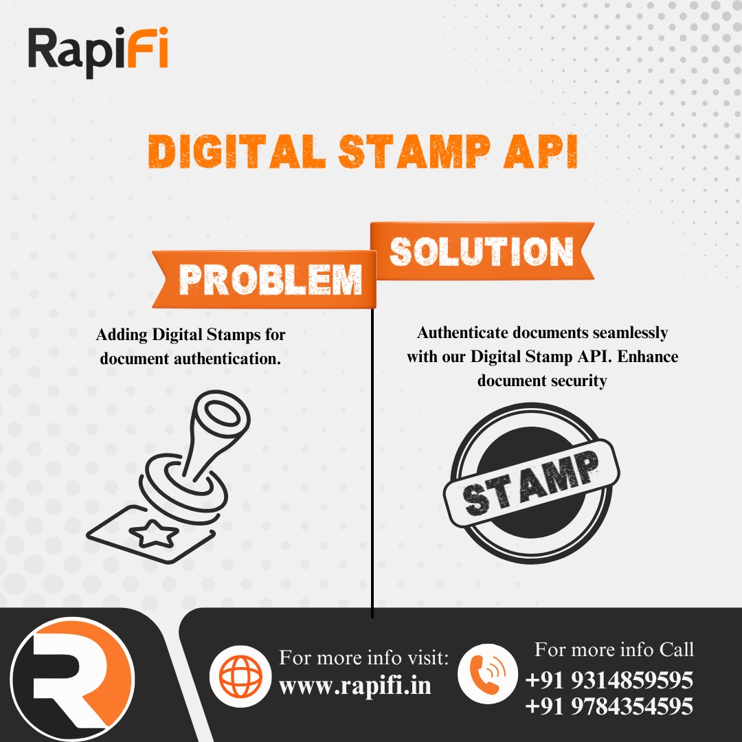 RapifiS84489's tweet image. 🛡️ Authenticate your documents in seconds!
Switch to Rapifi Digital Stamp API for seamless document stamping & enhanced security.
🌐 rapifi.in
📞 +91 9314859595 | +91 9784354595
#digitalstamp #documentsecurity #apidevelopment #digitalsolutions #rapifi #secureapi