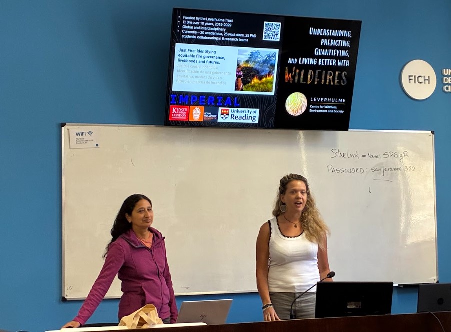 FIRE_ADAPT's tweet photo. 🔥 Second week of the #SHArgentina! Yesterday...
👉Workshop on equity and justice in IMF by #AdrianaFord and #JayMistry @centrewildfires #CObraCollectiveUK and WPs presentations.
👉Field activities: application of Carbon and biodiversity protocols in different plots. Thanks Cinzia and Quel 😉 @unito #UDG