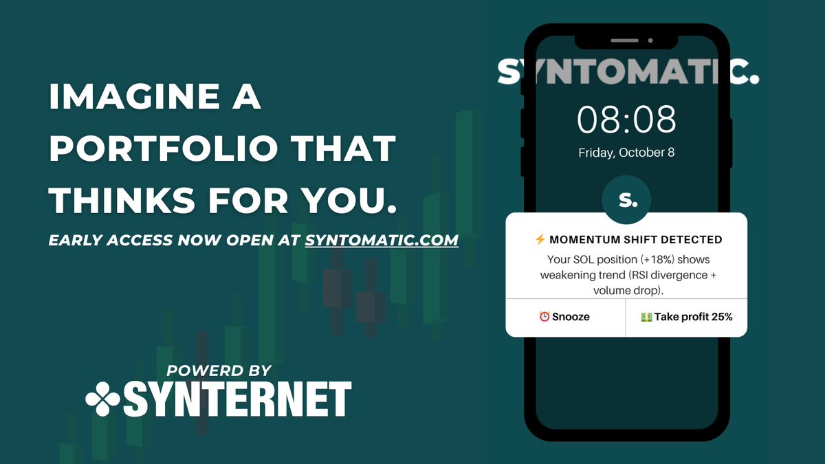 I don’t want to be friends with anyone who doesn’t believe this is the future of crypto. ⚡

$SYNT <a href="/synternet_com/">Synternet</a> <a href="/syntoshidog/">Syntoshi</a> <a href="/token2049/">TOKEN2049</a>