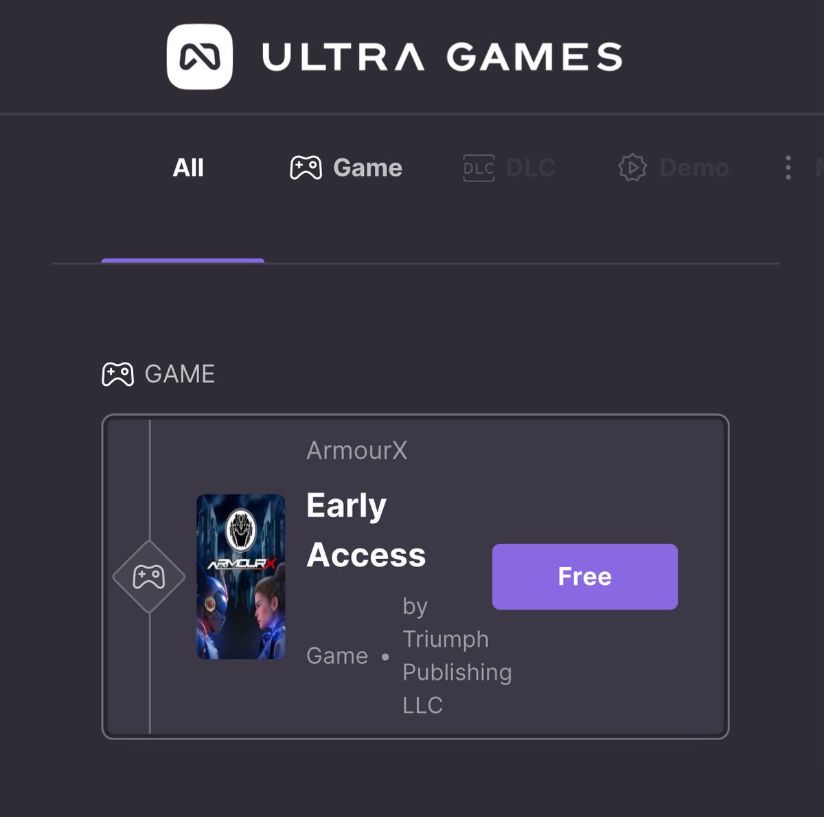 d🦕n (@d3n_imx) on Twitter photo ArmourX is a free-to-play cyber action RPG by <a href="/Triumph_Games/">Triumph Games</a> with 2 different game modes that puts your skills to the test.
Download now on Ultra Games ArmourX is a free-to-play cyber action RPG by <a href="/Triumph_Games/">Triumph Games</a> with 2 different game modes that puts your skills to the test.
Download now on Ultra Games