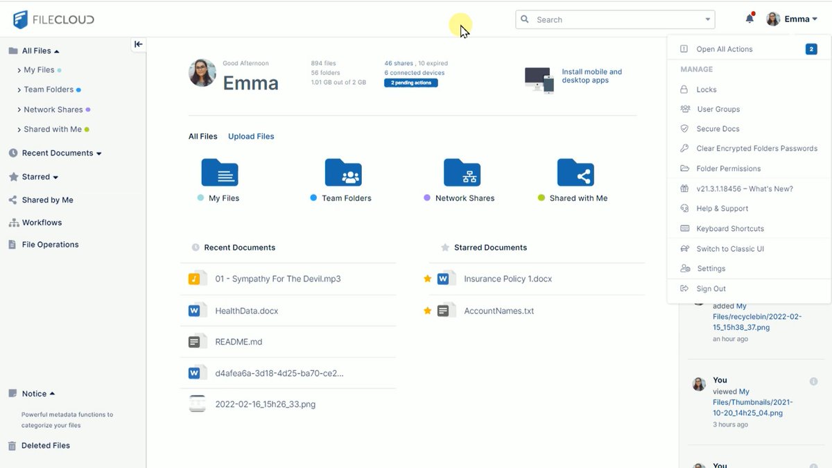 FileCloud tweet media