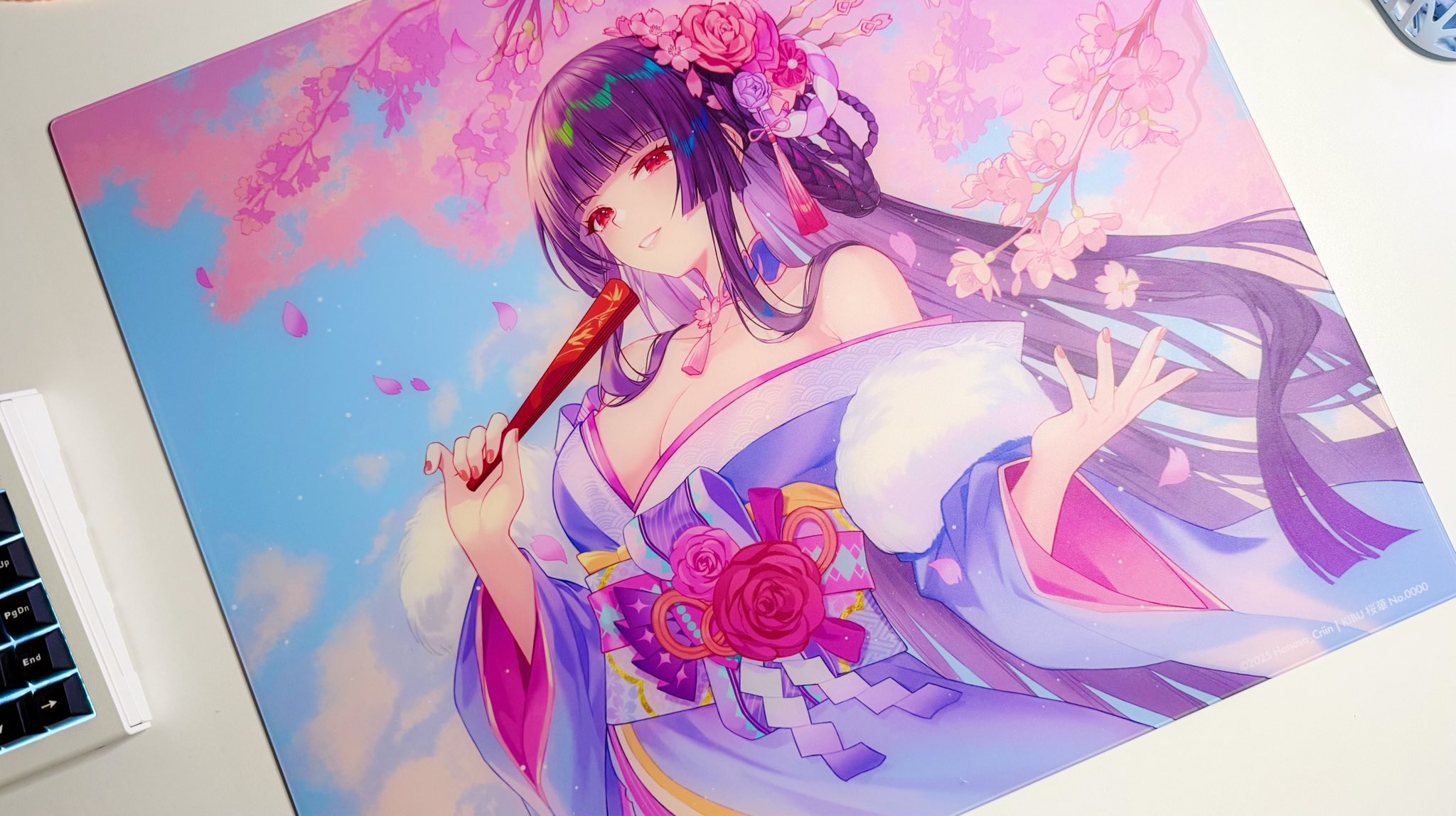 KIBU Gear 桜華 ガラスマウスパッド 数量限定】KIBU Gear 桜華 Japan Limited Edition【ガラス製マウスパッド】