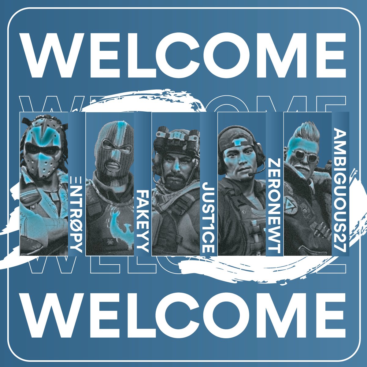 🌊TerraEsports is proud to announce our brand-new CS2 lineup. Please join us in giving a warm welcome to the players who will be carrying the Terra banner into battle:

🔹ΞNTRØPY
🔹fakeyY
🔹Just1ce
🔹<a href="/ZeroNewt/">𝘡ero𝘕ewt</a>
🔹<a href="/Ambiguous27/">Ambiguous27</a>

We’re excited to see this team grow, compete, and