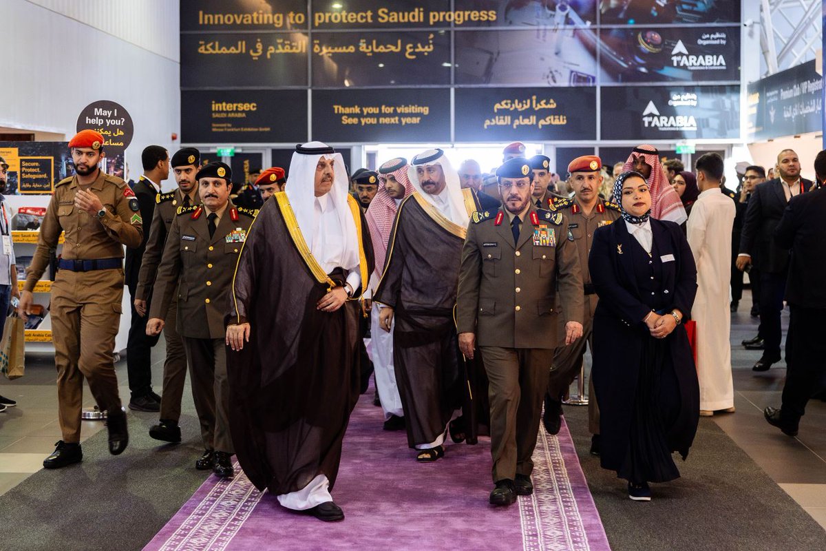 PCbyRoma's tweet image. Prince Dr. Abdulaziz Bin Mohammed Bin Ayyaf Al Muqrin, Private Advisor to the Custodian of the Two Holy Mosques, Vice Minister of Interior, officially opened the 7th edition of #Intersec Saudi Arabia today
#Construction 

premierconstructionnews.com/2025/09/30/int…