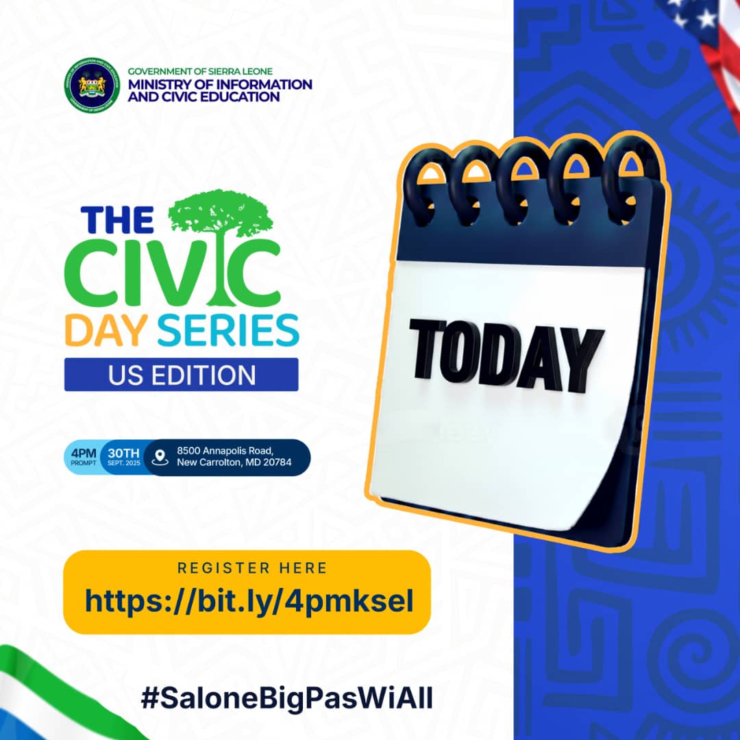 MoiceComm's tweet image. Civic Day Series US-Edition

Today is the BIG DAY

Don&apos;t miss it

Be part of history

Register here: bit.ly/4pmksel

Send questions: bit.ly/3IONaUJ

Time: 4pm US
         8pm S/L

#SaloneBigPassWiAll