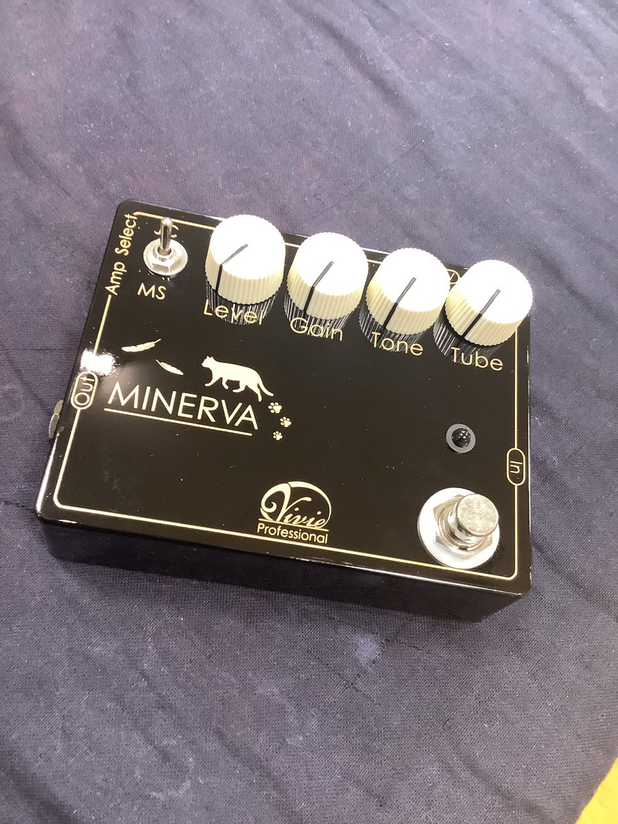 vivie MINERVA ギター　エフェクター　オーバードライブ エフェクター】チューブ感溢れるオーバードライブvivie「MINERVA