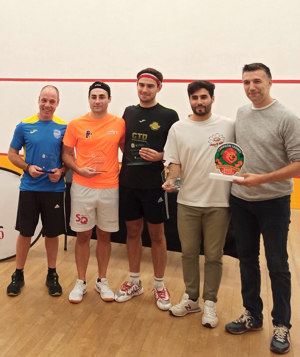 OPEN SAN FROILÁN

🔚 Durante el fin de semana se celebró el torneo en las instalaciones del Estadio Hispánico de León 

🥇 Daniel Zunzunegui
🥈 Rafa Rodríguez
🥉 Víctor Rodríguez

👏 ¡Enhorabuena!

🎯 Resultados rankedin.com/es/tournament/…

#Squash #SquashEsp #SquashLeon #SquashCyL