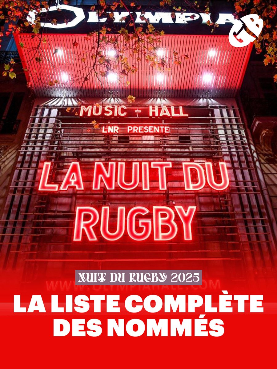 Voici la liste complète des nommés pour chaque catégorie de la Nuit du Rugby !

Trophée de l'Engagement Sociétal (vote jury RSE) :
Racing 92
Stade Toulousain
USA Perpignan

Révélation de la saison (vote des joueurs) :
-Fabien Brau-Boirie (Section Paloise)
-Gaël Dréan (RC Toulon)