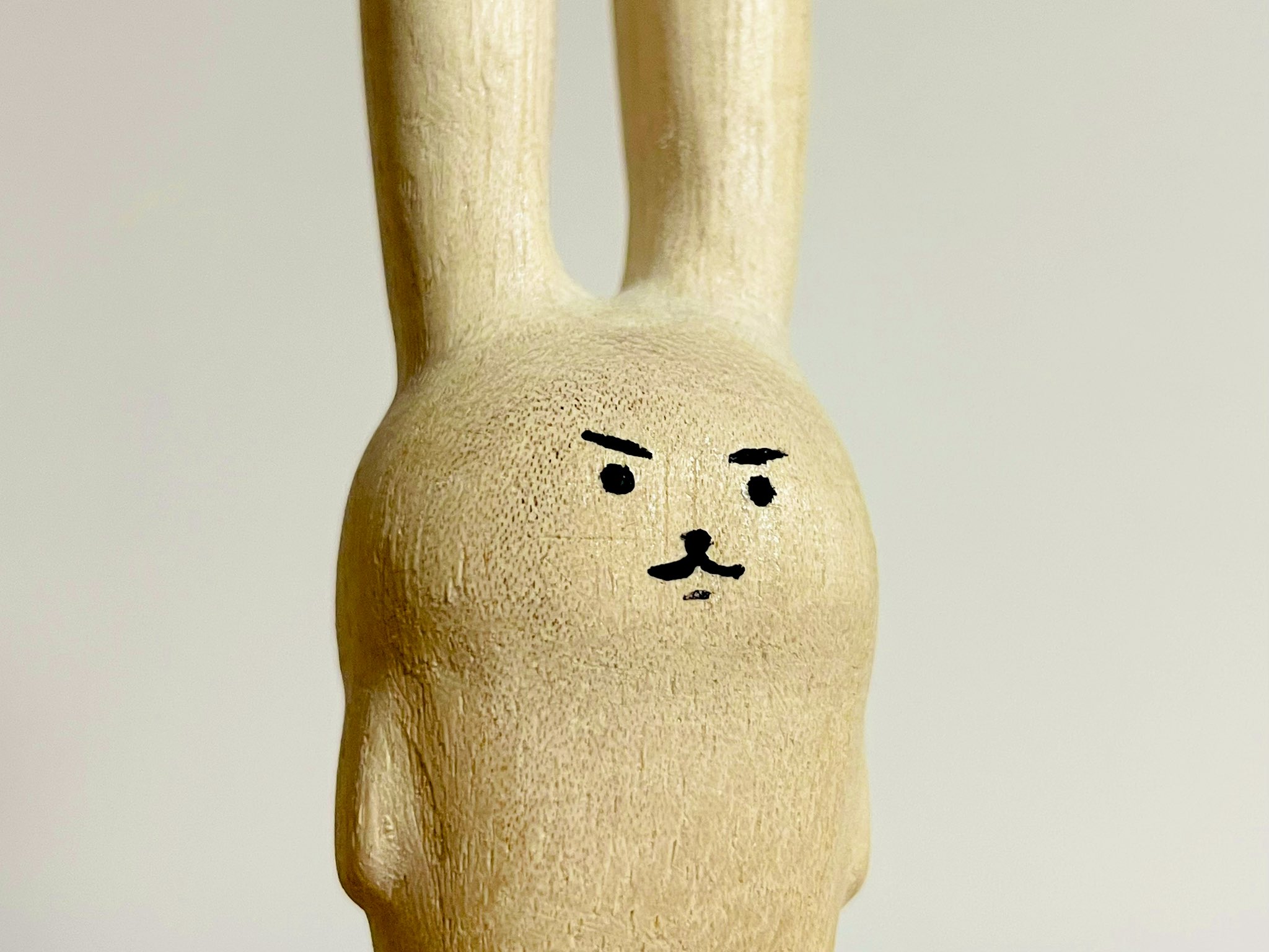 【美品】　たのしい木彫り　フナカワ　フィギュア　うーーーーさぎ　木彫 たのしい木彫り/フナカワ on X: 