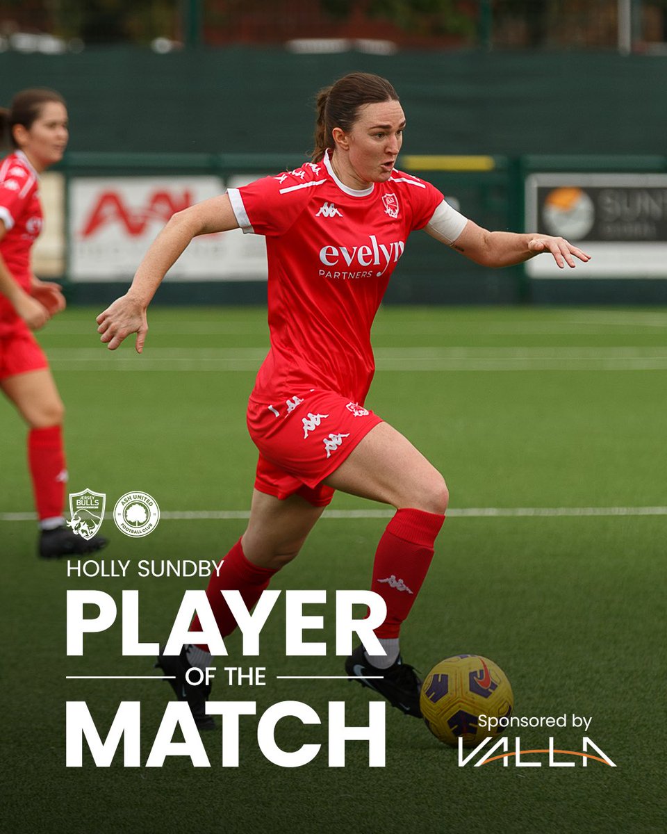 Sunday’s Player of the Match was awarded to our captain, Holly Sundby, for another outstanding performance and a hattrick to top it off! 🔝🎩

That’s 4️⃣ goals in 2️⃣ games for Holly!

#BackTheBulls
