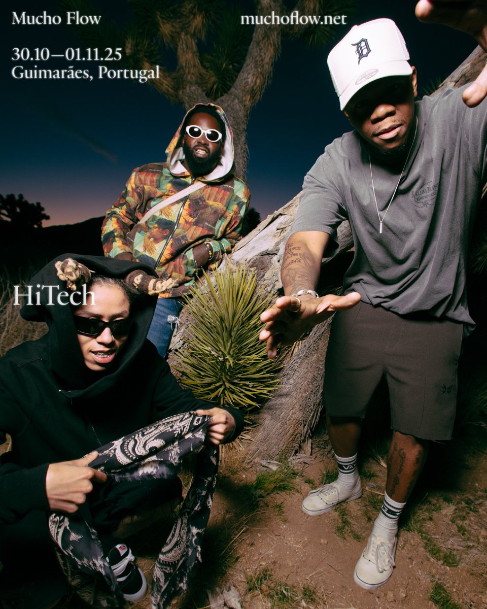 muchoflowfest's tweet image. HiTech no Mucho Flow em Novembro.

●

HiTech at Mucho Flow in November.

🔗 Tickets on @dicefm. Link: link.dice.fm/mf25-igst

Mucho Flow 2025
Guimarães, Portugal
30 October - 1 November 2025
