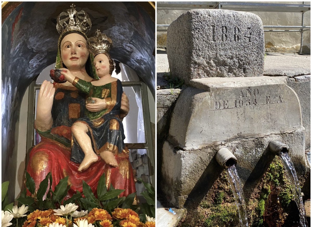 FeEspana's tweet photo. Celebramos hoy la fiesta de Nuestra Señora la Santísima #VirgendelParral, patrona de #ElParral, en la @diocesisdeavila.

A Ella, a su #ermita y a sus #aguas milagrosas acudimos sus devotos durante todo el año.

A Ella como madre nuestra rezamos para que nos conceda #paz y #salud. https://t.co/tJPXSVs2PC