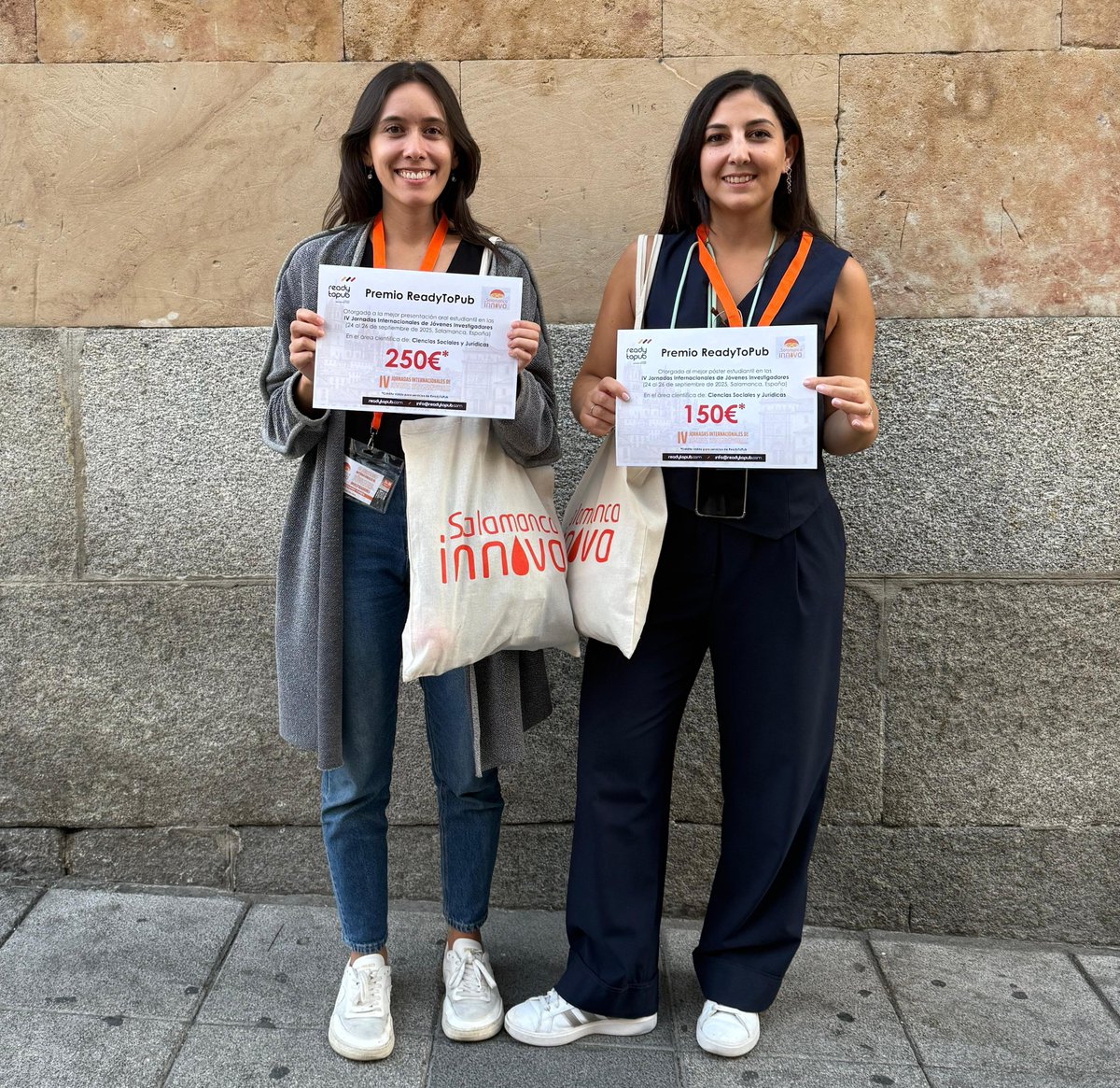 Felicitamos a todos los integrantes del grupo "Investigamos juntos: ConCiencia Inclusiva" quienes en las "IV Jornadas Internacionales de Jóvenes Investigadores (INNOVA)" recibieron el Premio al Mejor Póster y a la Mejor Comunicación Oral, para Laura Esteban y Natalia Alvarado.