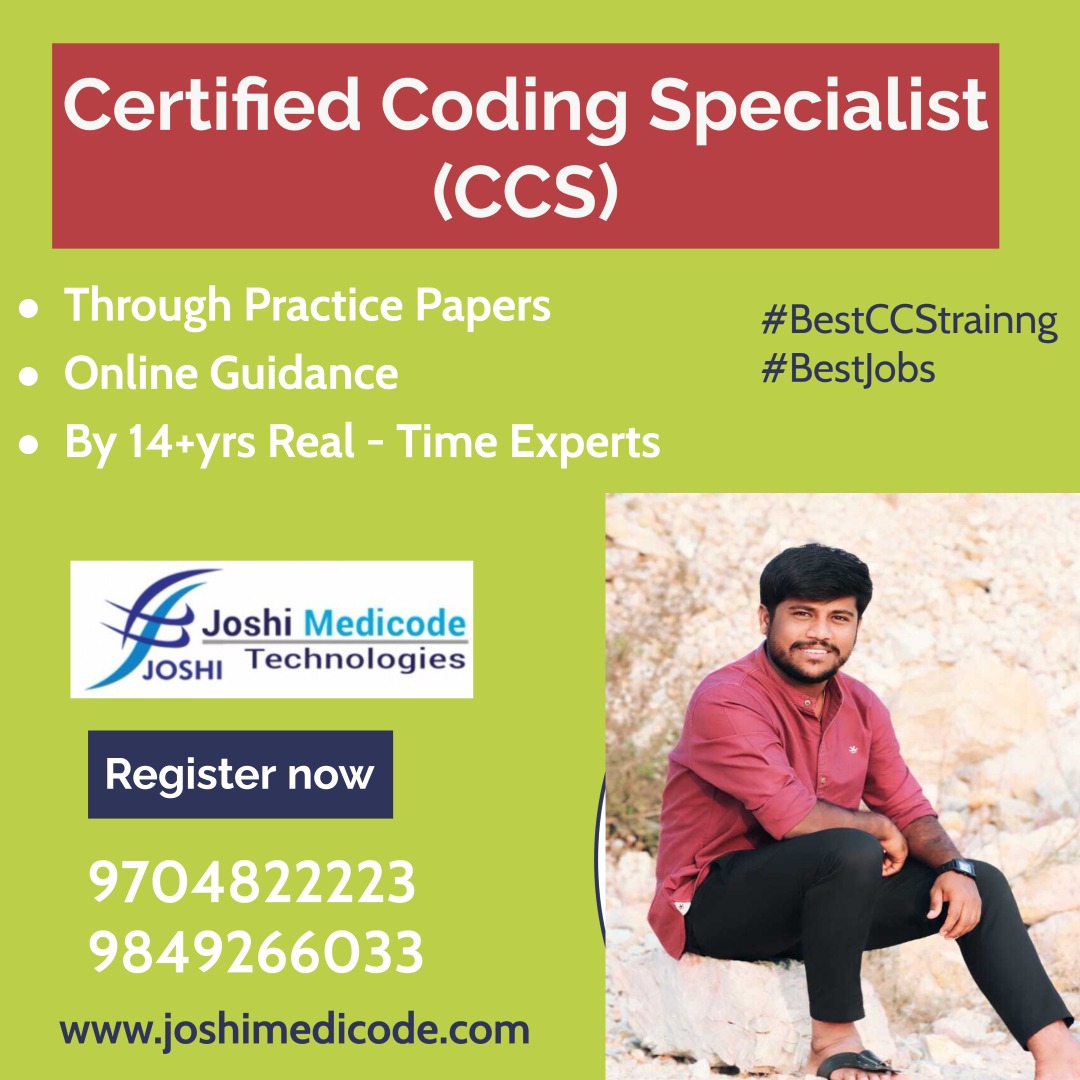 joshimedicode's tweet image. Are uh Looking 📷New Batch Starting Soon 100 % Pass guarantee
for CCS (Certified Coding Specialist) Join US and Get Certification by 16+ yrs Certified Expert.. for more details feel free to contact us 9704822223, website: joshimedicode.com
#AHIMA #AAPC #CPC #medicalcoding…