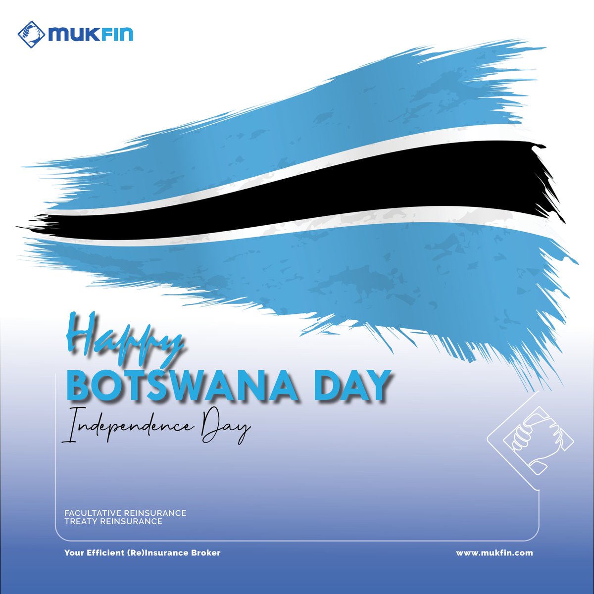 Mukfin_SA's tweet photo. Today, we join in celebrating Botswana’s Independence Day 🇧🇼. A moment to reflect on the nation’s journey of resilience, progress, and unity. 

#botswana #independence #celebrate #growth #insurance #reinsurance https://t.co/K2xQOColIz