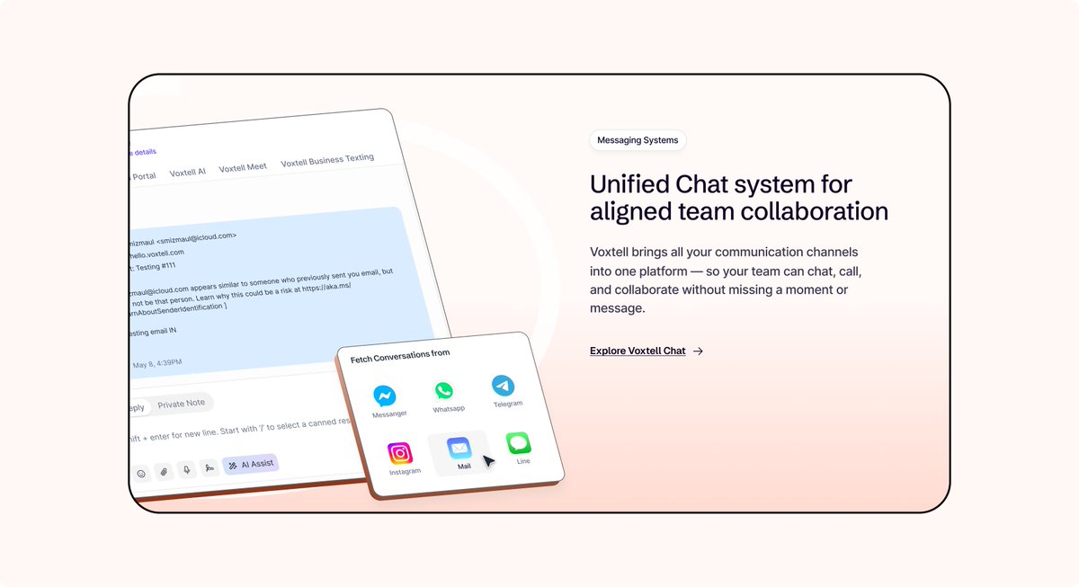 More on the products showcase section.