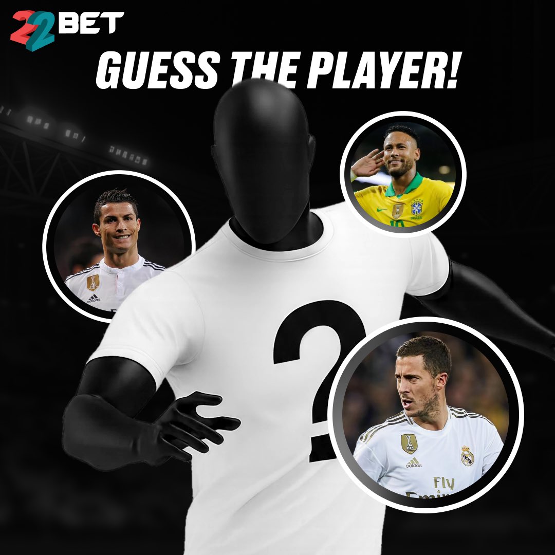 Alright football fam, let’s test your knowledge 😏⚽
Which player do you think has played with Neymar, Cristiano Ronaldo, and Eden Hazard? 🤔

10 random correct answers get $5 worth of promo code 🔥 T&amp;C Applies❗

#FootballCommunity #GuessThePlayer #FootyQuiz #22Bet