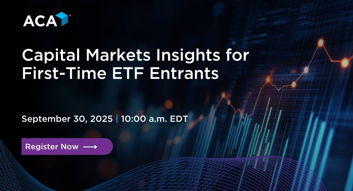 ACA Group (@acacompliance) on Twitter photo ACA and <a href="/NorthernTrust/">Northern Trust</a> are teaming up to guide first-time ETF entrants through the complexities of launching and managing ETFs. 
Gain insights into the operational, compliance, and capital markets considerations for first-time ETF entrants.
📅 Register: hubs.ly/Q03K9cMP0 ACA and <a href="/NorthernTrust/">Northern Trust</a> are teaming up to guide first-time ETF entrants through the complexities of launching and managing ETFs. 
Gain insights into the operational, compliance, and capital markets considerations for first-time ETF entrants.
đź“… Register: hubs.ly/Q03K9cMP0