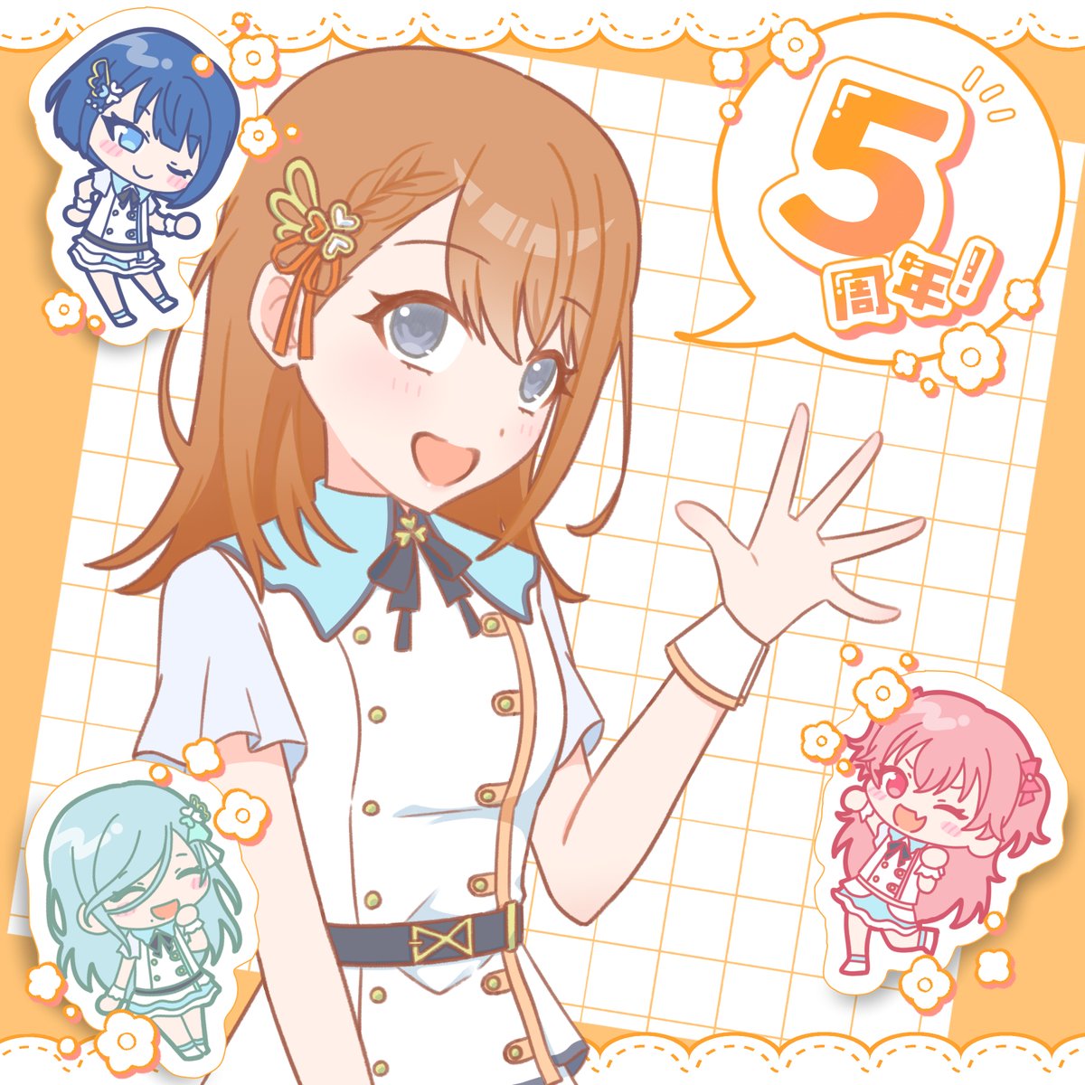 M0RI_59's tweet image. 5周年おめでとう！
#prsk_FA #プロセカ5周年