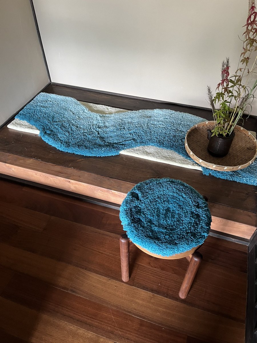 スツール EVANS ROOVICE CLOVER STOOL MIYOSHI RUG EVANS ROOVICE CLOVER STOOL MIYOSHI RUG