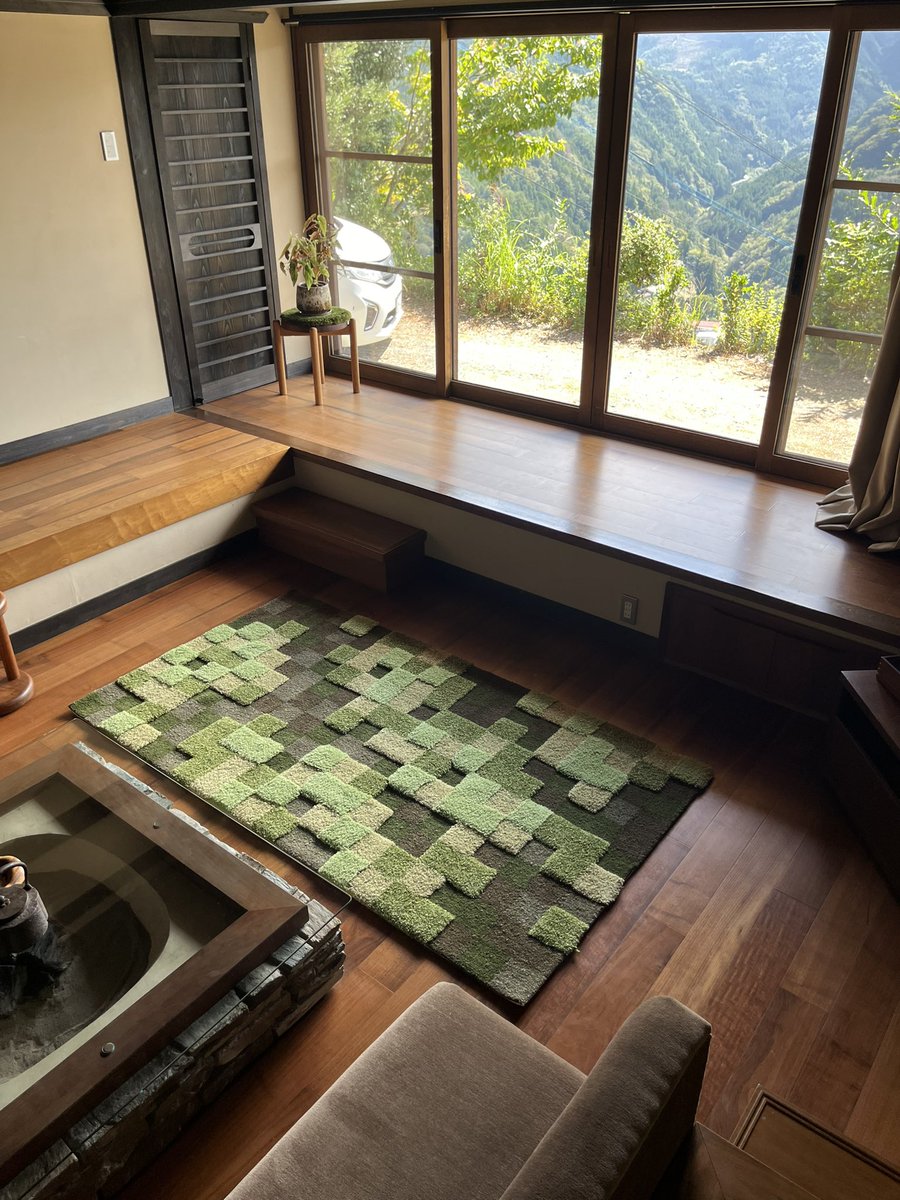 miyoshirug's tweet photo. 徳島県の一棟貸しの宿をMIYOSHI RUGとTOOWOODで設えました🏠 https://t.co/OWv3roLGmw