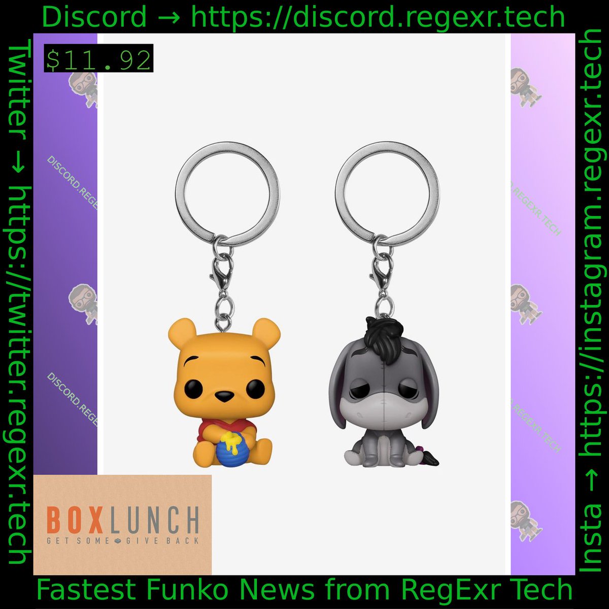 FunkoBoxLunch's tweet image. #funko Pocket Winnie The Pooh & Eeyore Keychain Set - BoxLunch
Link->dpbolvw.net/click-8743465-…
10:29:12 2025-09-30 UTC