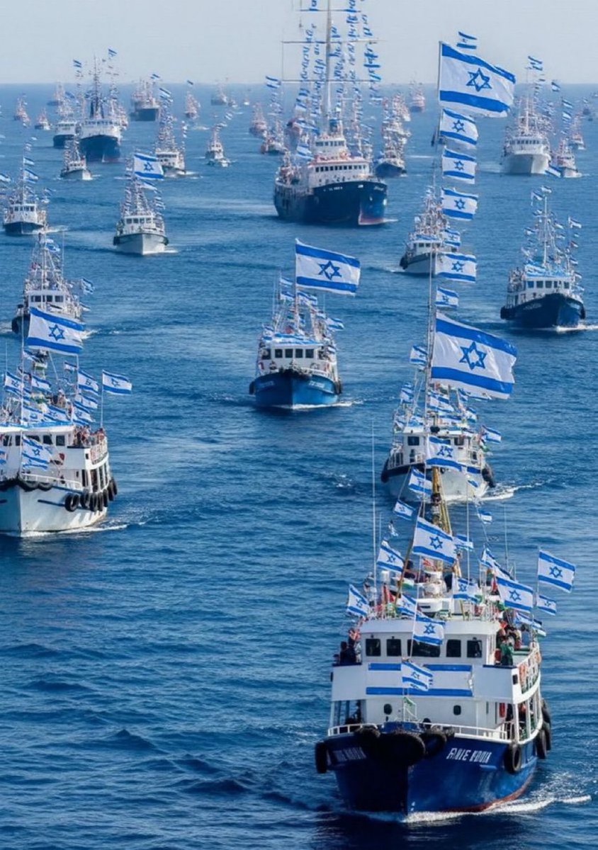 Jake Wallis Simons (@jakewsimons) on Twitter photo Israeli civilian boats mobilise to greet Greta Israeli civilian boats mobilise to greet Greta