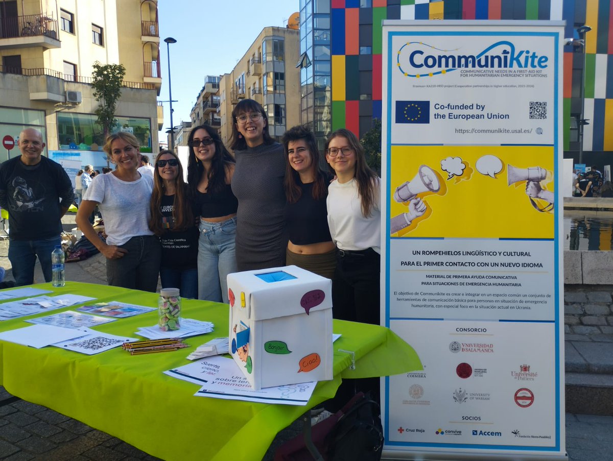 🇪🇺 On Sept 26, our team joined the European Researchers' Night in Salamanca! 
A fantastic event bringing science closer to society.
communikite.usal.es/european-resea…