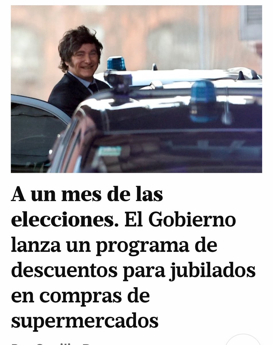 M_Campagnoli's tweet image. Presidente, no nos tome el pelo, bancos y supermercados ya cuentan con descuentos para jubilados. Si esto no es un plan platita ¿que es? ¿Plan sobornito? Te ajusto, te ignoro, te insulto, pero antes de las elecciones me hago el amiguito. Eso se llama Desesperación y es cruel.