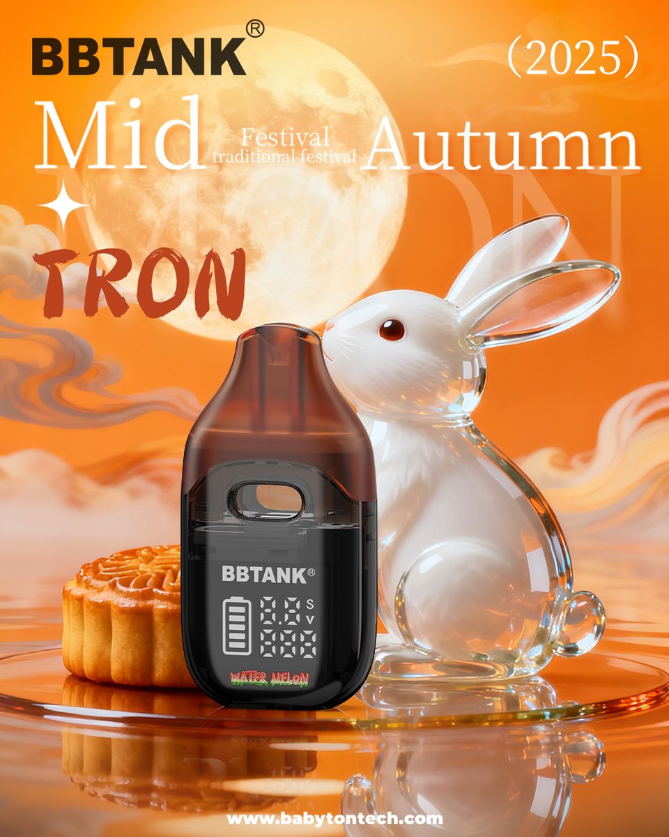 bbtank_premium's tweet photo. 🌕✨ Mid-Autumn vibes + TRON magic.
Pure flavor. Crisp OLED. Advanced tech.
This is vaping redefined. 💨

#BBTANK #UltraCompact #MiniVape
#NewArrival #TRON #FastHeating 
#Cbdvape #Thcvape #Rosinvape

  @officialbbtank   @officialbbtank_   @bbtank_premium   @bbtank_classic https://t.co/yvi4hMEwAH