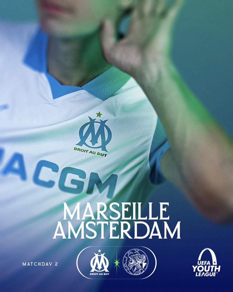 OM_Officiel's tweet photo. 𝐘𝐨𝐮𝐭𝐡 𝐋𝐞𝐚𝐠𝐮𝐞 : 𝐀𝐜𝐭.𝐈𝐈 ⚔️  Nos minots affrontent aujourd'hui l'@AFCAjax pour cette seconde journée d'@UEFAMensYouth 🔥  📺 Match diffusé en direct gratuitement sur https://t.co/J0y6rWXpnQ pour tous les 𝐦𝐞𝐦𝐛𝐫𝐞𝐬 𝐏𝐞𝐮𝐩𝐥𝐞 𝐁𝐥𝐞𝐮&𝐁𝐥𝐚𝐧𝐜 📺

Coup d'envoi 14h30 au Stade de Martigues ! 
𝗔𝗟𝗟𝗘𝗭 𝗟'𝗢𝗠 🔵⚪️