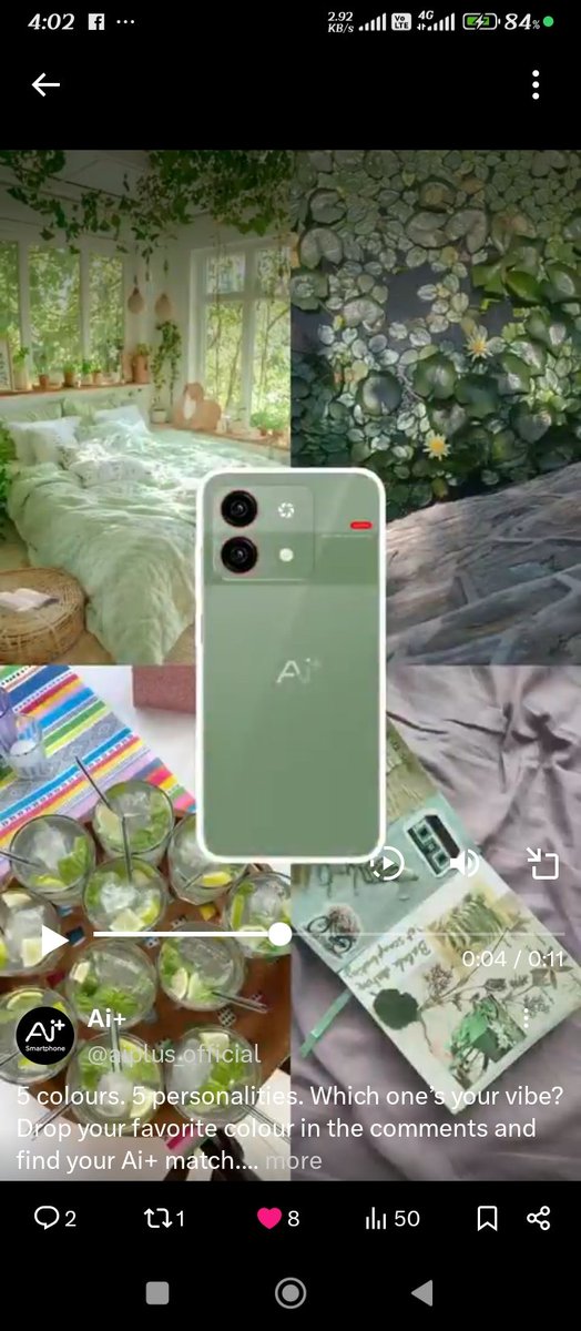 TABREJ_ALAM786's tweet image. Green color is my favorite
#AiPlusSmartPhone #NxtQuantumOS #AddaPlus #trendy
